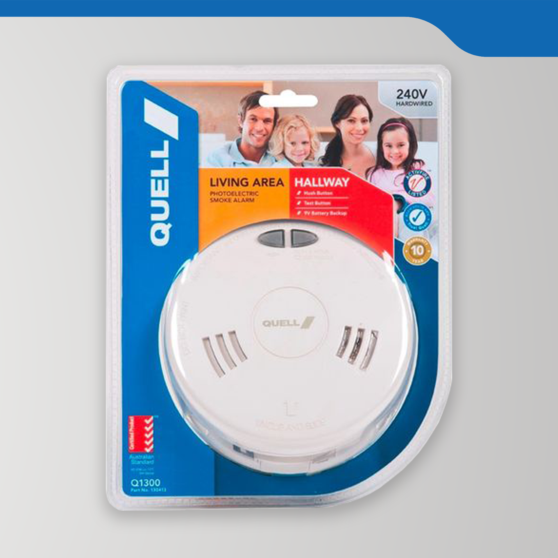 Q1300 240V Mains Photoelectric Smoke Alarm