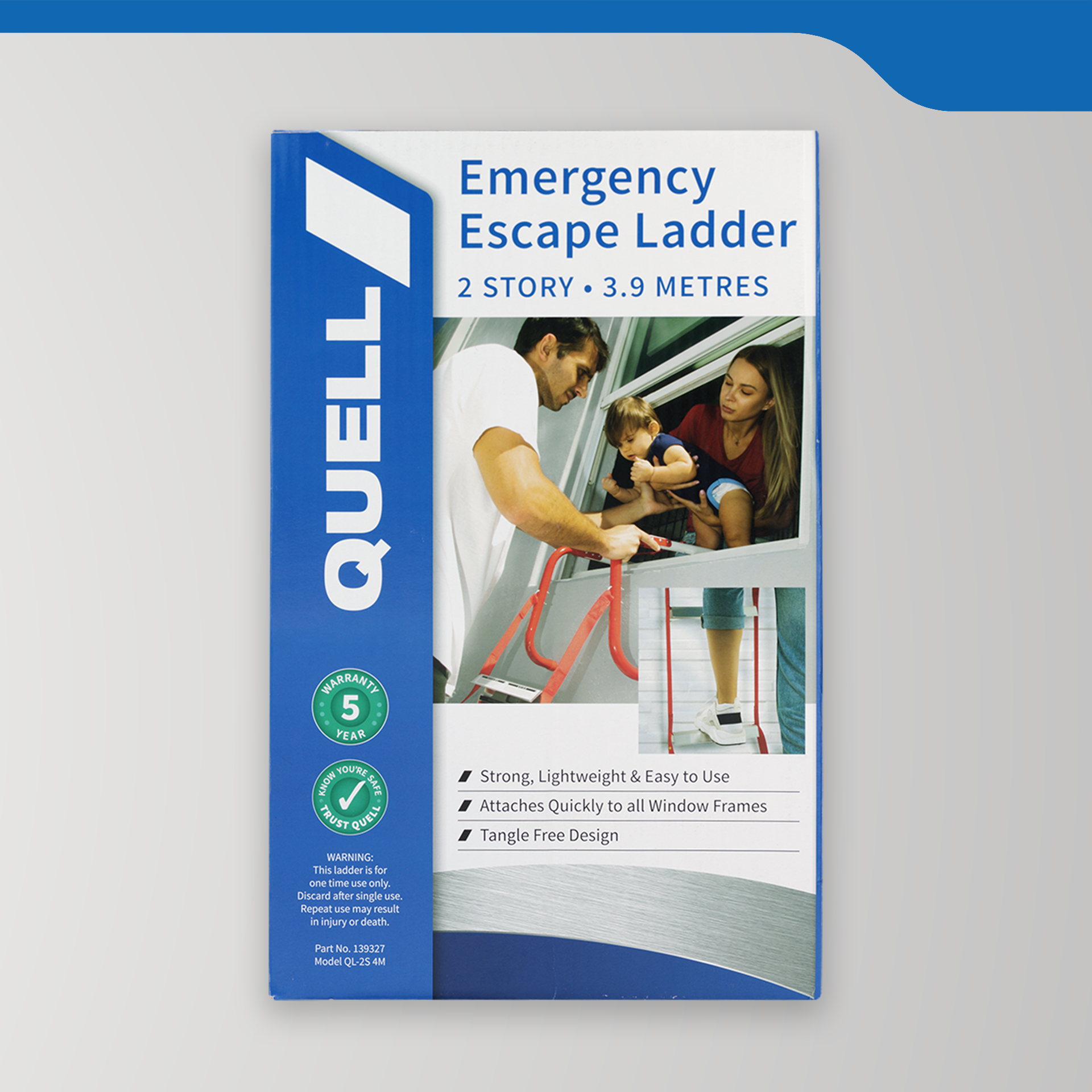 Quell 2-Storey Emergency Escape Ladder