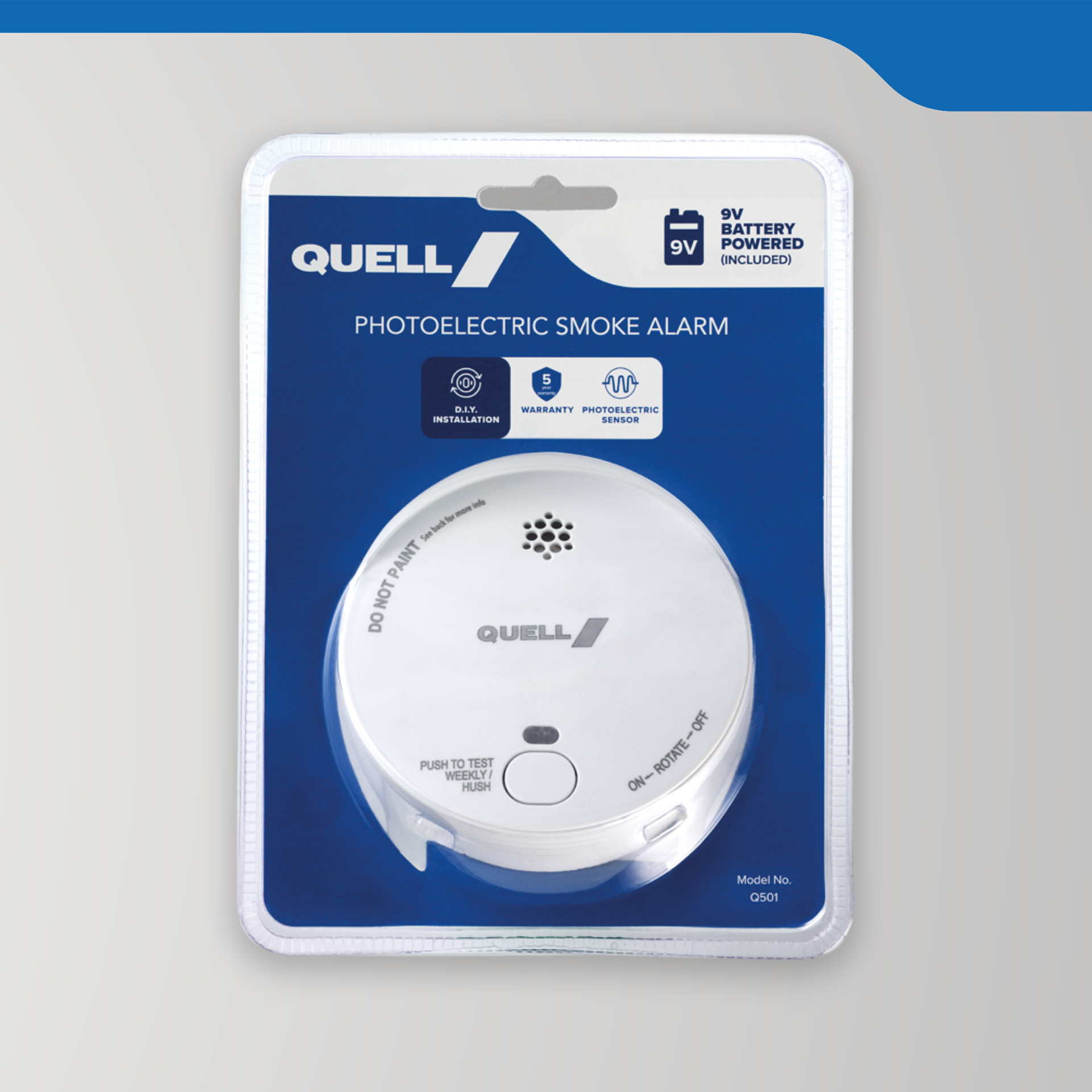 Q501 Photoelectric 9V Smoke Alarm